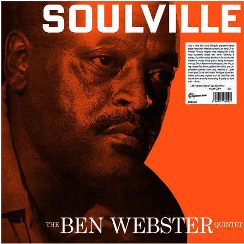 The Ben Webster Quintet Soulville Numbered Limited Edition Import LP (Clear Vinyl) 1
