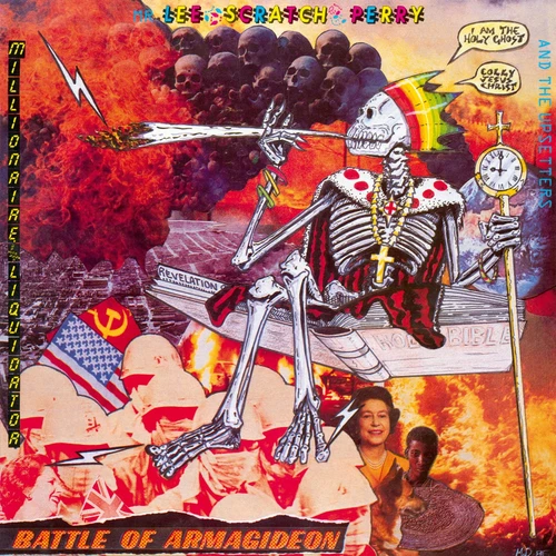 Lee "Scratch" Perry & the Upsetters Battle of Armagideon (Millionaire Liquidator) Numbered 180g Import LP (Red Vinyl) 1