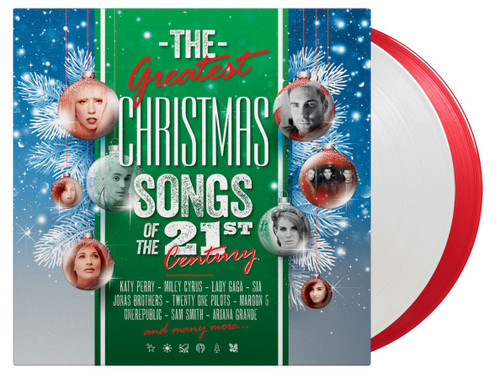 The Greatest Christmas Songs of the 21st Century 180g Import 2LP (White and Red Vinyl)