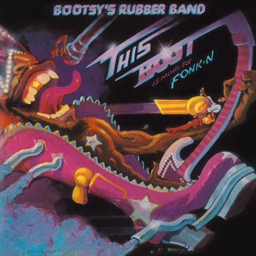 Bootsy's Rubber Band This Boot Is Made for Fonk-n Numbered Limited Edition 180g Import LP (Translucent Magenta Vinyl) 1