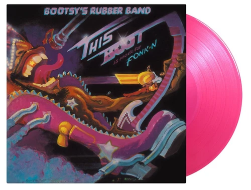 Bootsy's Rubber Band This Boot Is Made for Fonk-n Numbered Limited Edition 180g Import LP (Translucent Magenta Vinyl) 2
