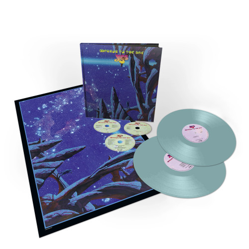 Yes Mirror to the Sky Hand-Numbered Limited Edition 2LP, 2CD & Blu-Ray Audio (Transparent Blue Vinyl) Scratch & Dent 1