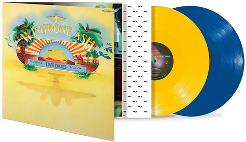 Wishbone Ash Live Dates 2LP (Translucent Yellow & Blue Vinyl) Scratch & Dent 2