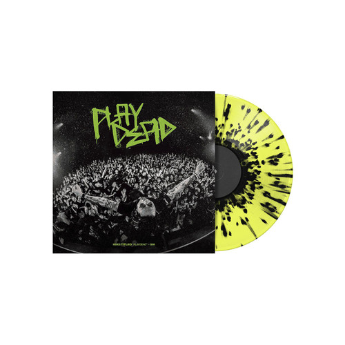SiM PLAYDEAD LP (Yellow with Black Splatter Vinyl) 1