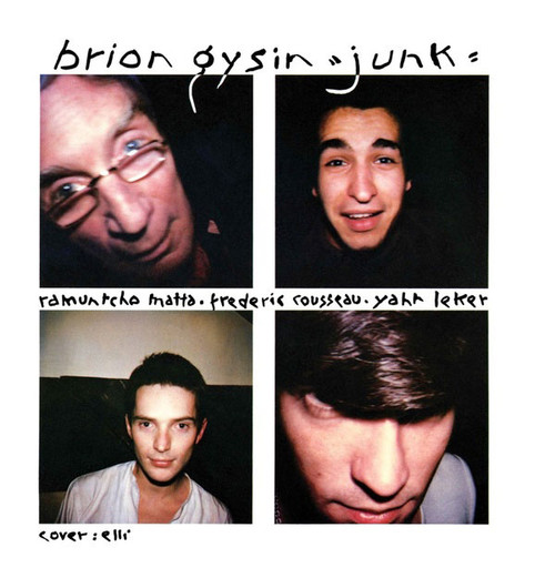 Brion Gysin Junk Import LP 1