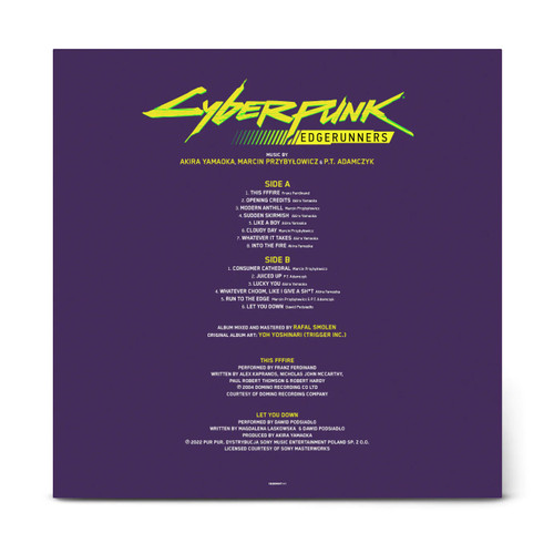 Cyberpunk: Edgerunners (Original Series Soundtrack) 180g LP (Neon Yellow Vinyl) 6