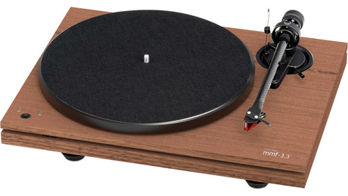 MMF-3.3 Turntable with Ortofon 2M Red MM Cartridge 5.5mV (Walnut) Open Box 1