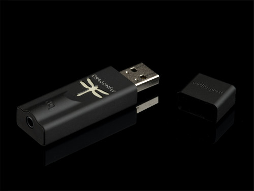 AudioQuest Dragonfly Black USB DAC + Preamp + Headphone Amp