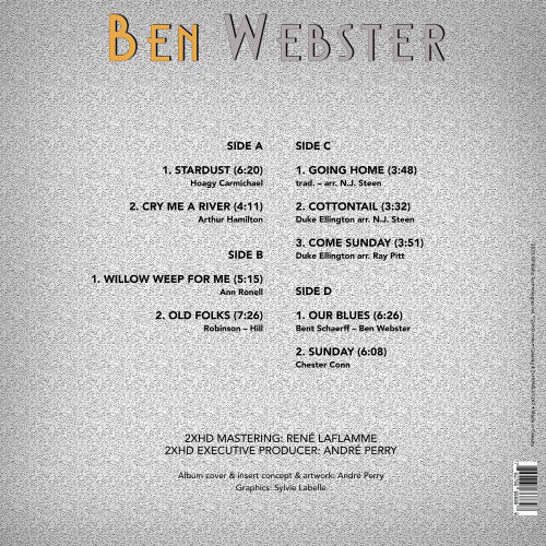 Ben Webster Stardust 200g 45rpm 2LP 2
