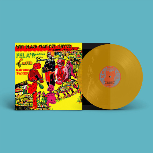 Fela Kuti Why Black Man Dey Suffer LP (Transparent Yellow Vinyl) 2