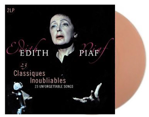 Edith Piaf 23 Classiques Inoubliables (23 Unforgettable Songs) DMM 180g Import 2LP (Pink Blossom Vinyl) 2