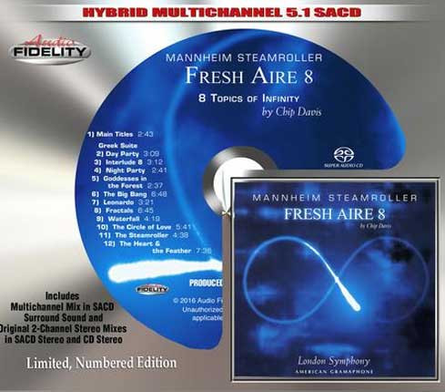 Mannheim Steamroller Fresh Aire 8 Numbered, Limited Edition Hybrid Multi-Channel & Stereo SACD 1