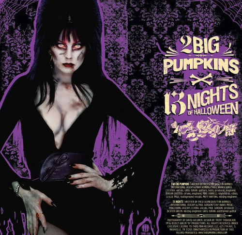 Elvira 2 Big Pumpkins/13 Nights of Halloween 45rpm 7" Vinyl (Purple Vinyl) 2