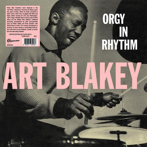 Art Blakey Orgy in Rhythm Numbered Limited Edition Import LP (Clear Vinyl) 1