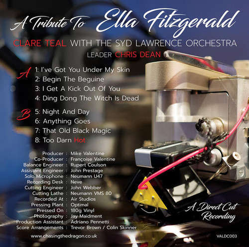 Clare Teal with The Syd Lawrence Orchestra A Tribute To Ella Fitzgerald 180g D2D Import LP (Pre-owned, Near Mint) 2