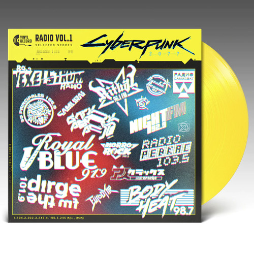 Cyberpunk 2077 Radio Vol. 1 LP (Opaque Yellow Vinyl) 2