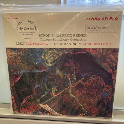 Byron Janis / Fritz Reiner Liszt: Todtentanz / Rachmaninoff: Concerto No. 1 (Classic Records 45 Series) 45rpm 5LP 1