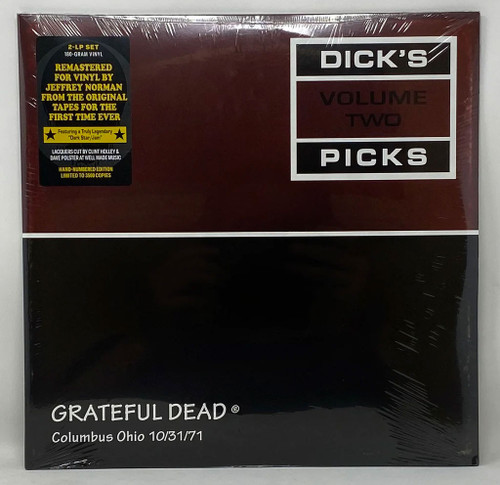 Grateful Dead Dick's Picks Volume Two - Columbus, Ohio 10/31/71 Hand-Numbered Limited Edition 180g 2LP 4
