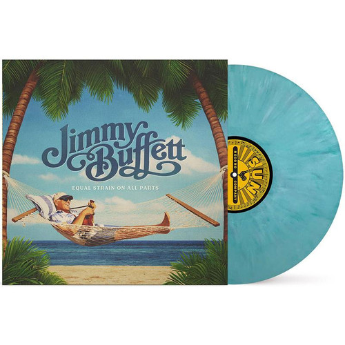 Jimmy Buffett Equal Strain on All Parts 2LP (Paradise Blue Vinyl) 1