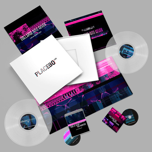 Placebo Placebo Live 2LP, CD & Blu-Ray Video Box Set (Clear Vinyl) 1