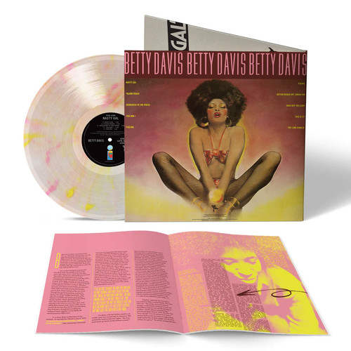 Betty Davis Nasty Gal LP (Clear with Pink & Yellow Splatter Vinyl) 3