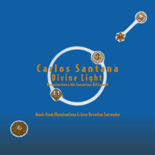 Carlos Santana Divine Light Numbered Limited Edition 180g Import 2LP (Orange & Black Marbled Vinyl) 1