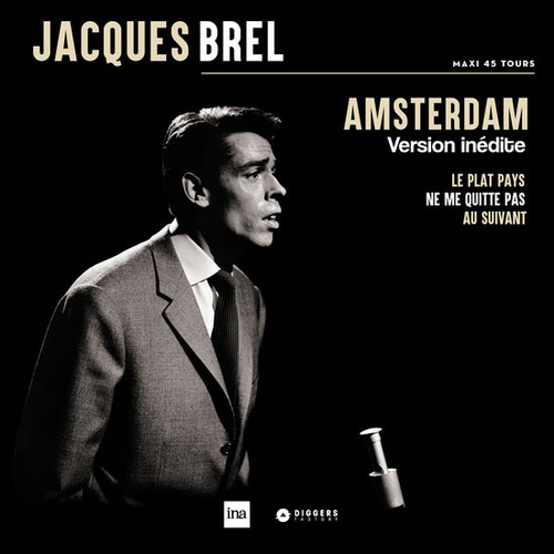 Jacques Brel Amsterdam 180g 45rpm 12" Vinyl EP (Beige Vinyl) Scratch & Dent 1