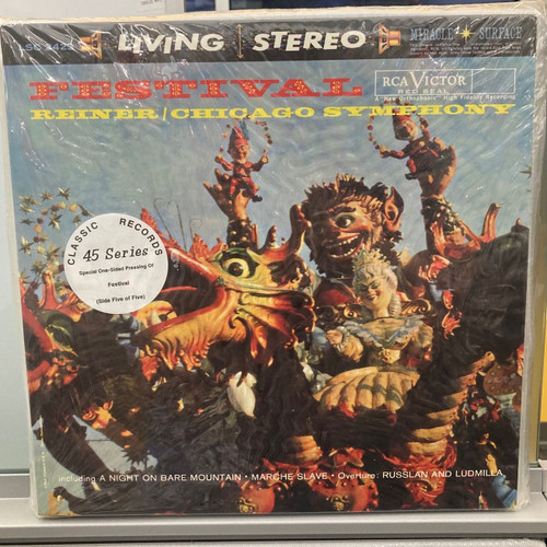 Fritz Reiner & The Chicago Symphony Orchestra Festival (Classic Records 45 Series) 45rpm 5LP 1