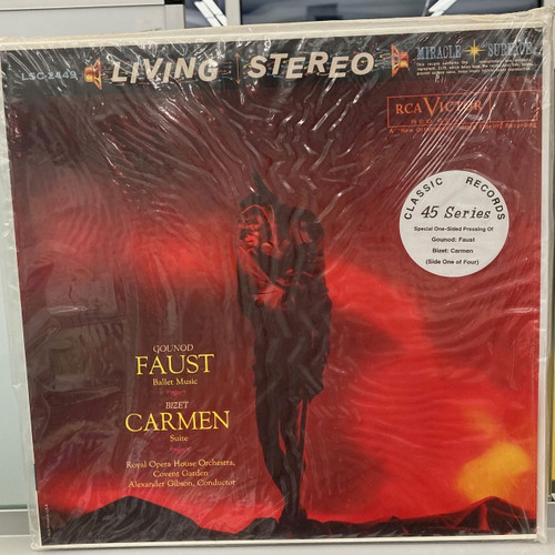 Alexander Gibson Gounod: Faust Ballet Music / Bizet: Carmen Suite (Classic Records 45 Series) 45rpm 4LP 1