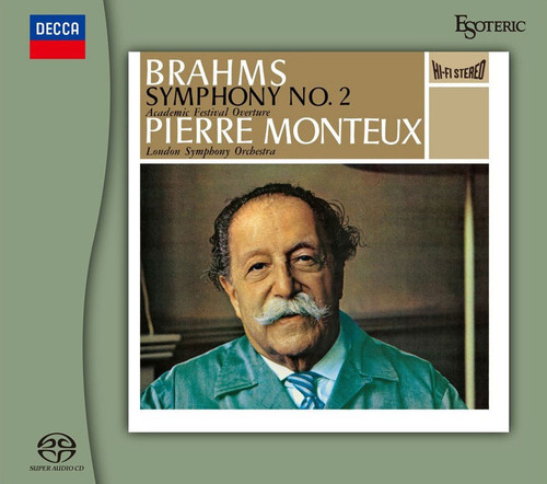 Pierre Monteux Brahms: Symphony No. 2 - Overtures Hybrid Stereo Japanese Import SACD