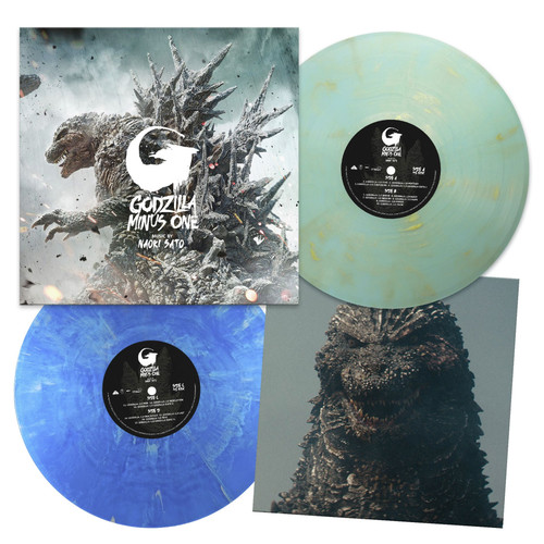 Naoki Sato Godzilla Minus One 45rpm 2LP ("Godzilla Heat Ray" Color Vinyl) 1