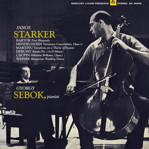 Janos Starker Bartok, Mendelssohn, Martinu, Debussy, Chopin, Weiner 180g Import LP