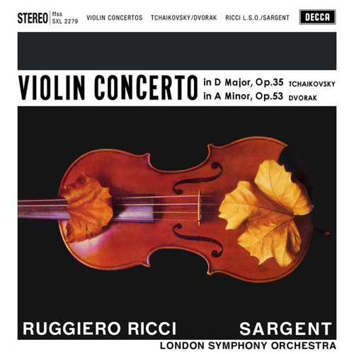 Ruggiero Ricci Tchaikovsky, Dvorak - Violin Concerto 180g Import 2LP 1