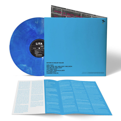 Serge Gainsbourg Histoire de Melody Nelson LP (Transparent Blue & White Vinyl)