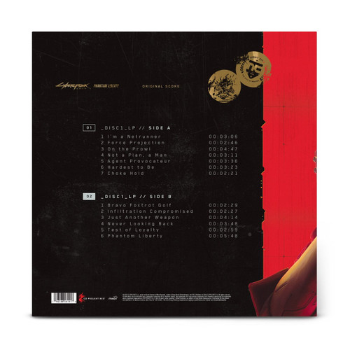 P.T. Adamczyk & Jacek Paciorkowski Cyberpunk 2077: Phantom Liberty (Original Score) 180g LP 4