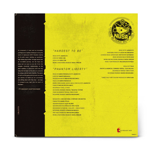P.T. Adamczyk & Jacek Paciorkowski Cyberpunk 2077: Phantom Liberty (Original Score) 180g LP 6