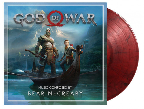 Bear McCreary God of War Soundtrack Numbered Limited Edition 180g 2LP (Red & Black Marbled Vinyl) 2
