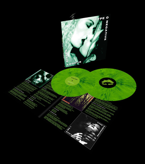 Type O Negative Bloody Kisses: Suspended in Dusk (30th Anniversary) 2LP (Green & Black Mixed Vinyl) 1