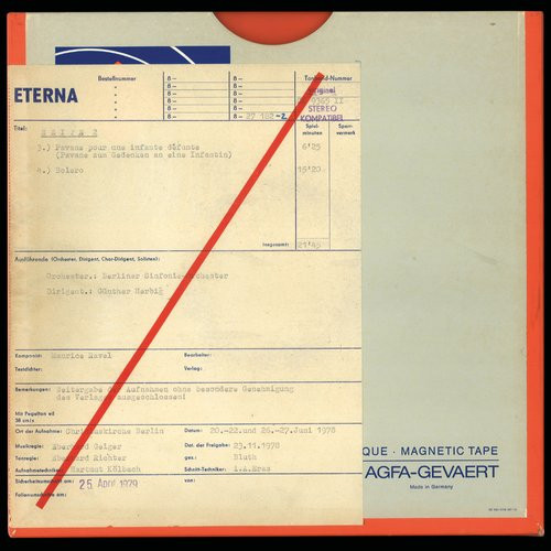 Maurice Ravel La Valse, Ma Mere l'oye, Pavane pour une infante Defunte, Bolero Master Quality Reel To Reel Tape (2Reel) 4