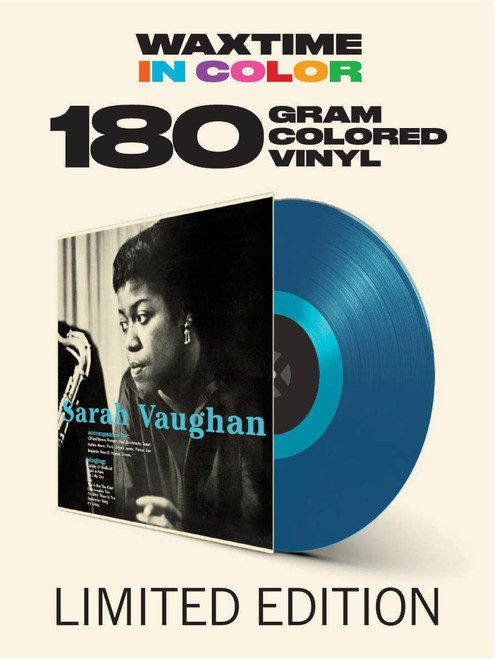 Sarah Vaughan Sarah Vaughan with Clifford Brown DMM 180g Import LP (Blue Vinyl) 3