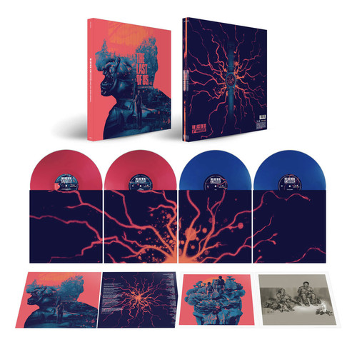 Gustavo Santaolalla The Last of Us (10th Anniversary) 4LP Box Set (Red & Blue Vinyl) 1