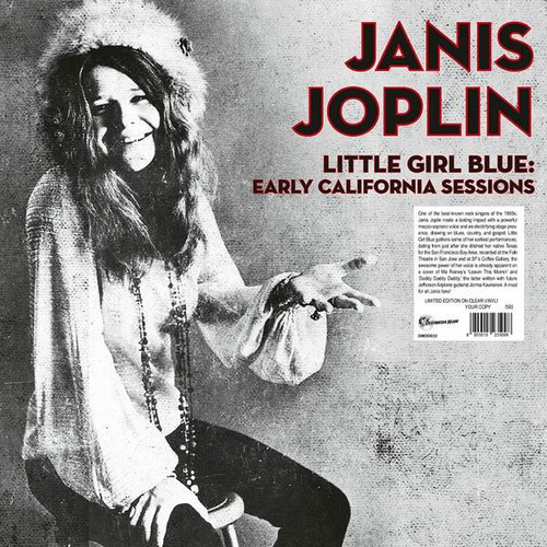 Janis Joplin Little Girl Blue: Early California Sessions Numbered Limited Edition Import LP (Clear Vinyl) 1