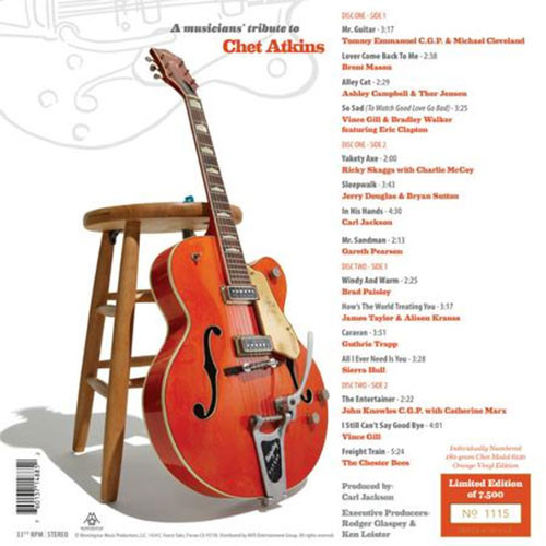 We Still Can't Say Goodbye: A Musicians' Tribute to Chet Atkins Numbered Limited Edition 180g 2LP & DVD (Orange Vinyl) 3