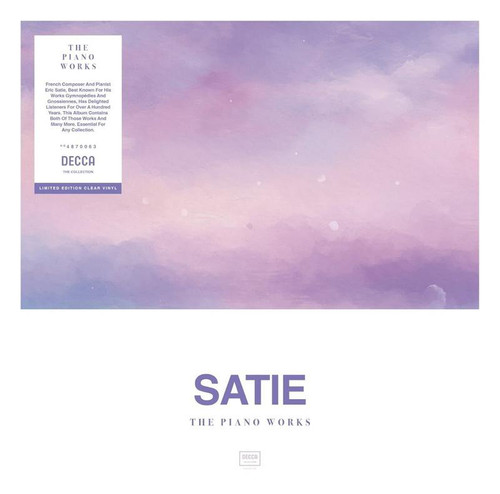 Satie: The Piano Works LP (Crystal Clear Vinyl) 1
