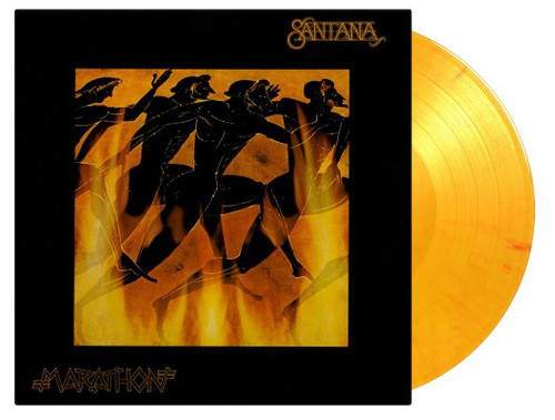 Santana Marathon Numbered Limited Edition 180g Import LP (Yellow, Red & Orange Marbled Vinyl) 2