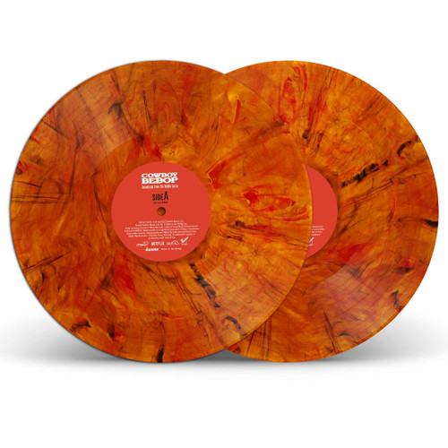 SEATBELTS Cowboy Bebop Soundtrack From The Netflix Series 2LP (Translucent Orange & Red Marble Vinyl) 6