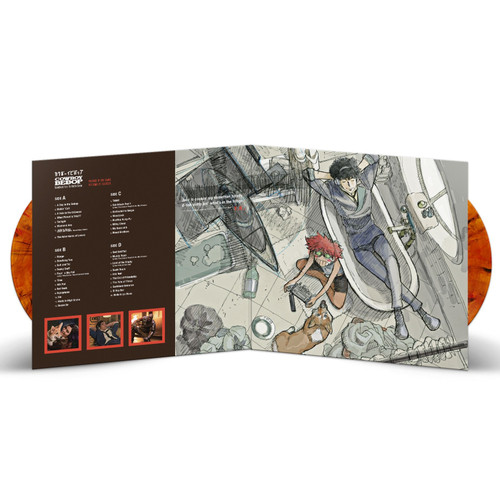 SEATBELTS Cowboy Bebop Soundtrack From The Netflix Series 2LP (Translucent Orange & Red Marble Vinyl) 5