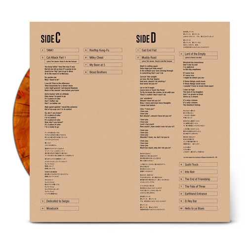 SEATBELTS Cowboy Bebop Soundtrack From The Netflix Series 2LP (Translucent Orange & Red Marble Vinyl) 7