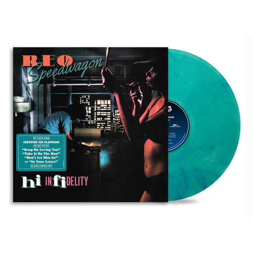 REO Speedwagon Hi Infidelity LP (Sea Glass Vinyl) 1