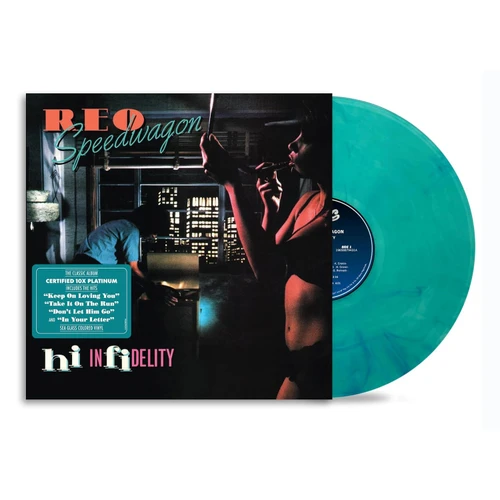 REO Speedwagon Hi Infidelity LP (Sea Glass Vinyl) 1